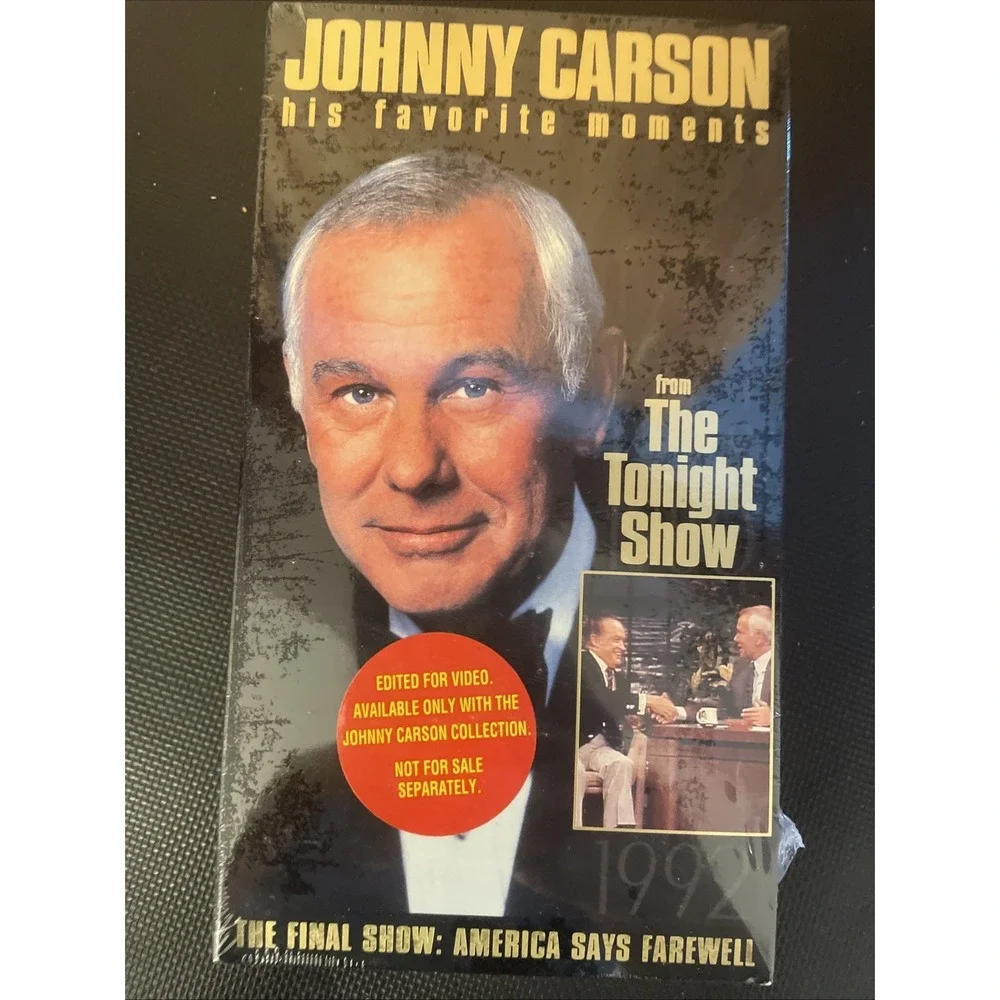Johnny Carson His Favorite Moments The Final Show VHS New Factory Sealed Video